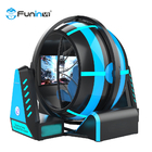 VR Theme Park Equipment 720 Rotation Immersive Roller Coaster 2 Player 9D VR Arcade Machines Simulator