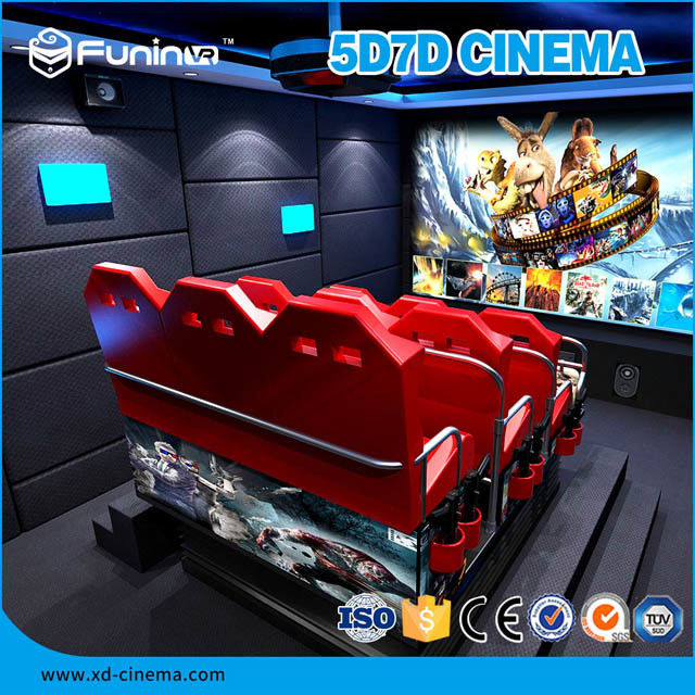 4D Kino Sprzęt kinowy Siedzenia Krzesło kinowe 5D Symulator kinowy 4D