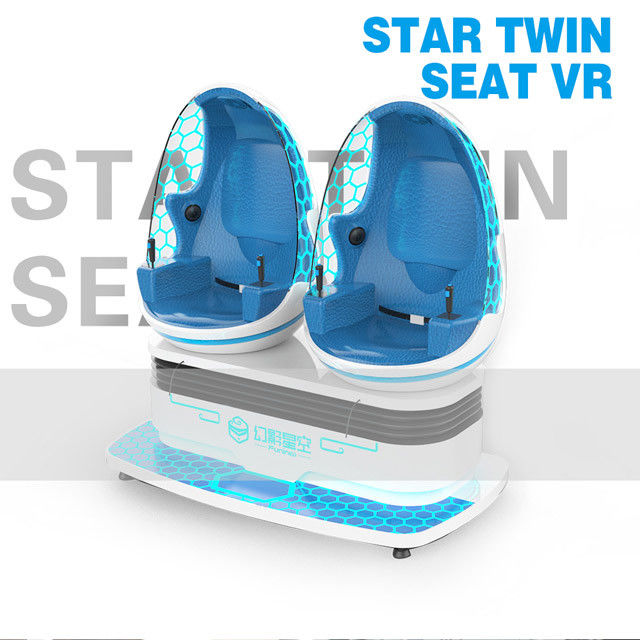 Double Seats 9D Virtual Reality Cinema / Theme Park Simulator