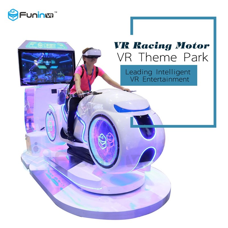 Jeden gracz VR Racing Car Driving Simulator Futurystyczny projekt dla strefy gry