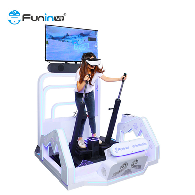 Interaktywny park rozrywki Indoor 9D Vr Game Machine Virtual Reality Ski Simulator