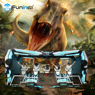 Doświadcz przyszłości rozrywki z 9D VR Dragon Rider 5 Seats Simulator na Dynamic Extreme Theme Platform
