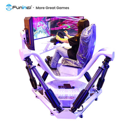 Funin VR Indoor 9D VR Amusement Park F1 Racing Car Simulator Three Screen Racing Car Driving Arcade Games Racing Simulator