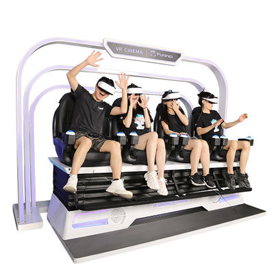 Nośny niesamowity produkt VR Machine 9D 4 miejsca Cinema Game Project